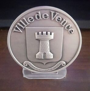 Médaille ville de Vence