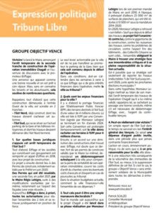 Tribune Opposition Octobre 2024